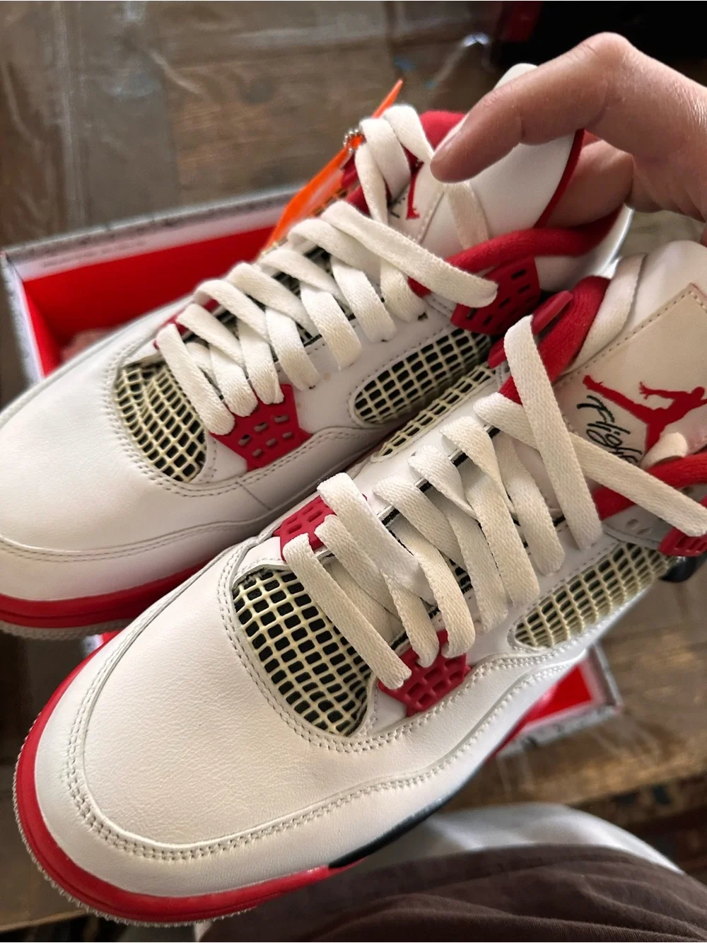 Air Jordan 4 Retro OG ‘fire red’ 2020 Low-Top Sneaker